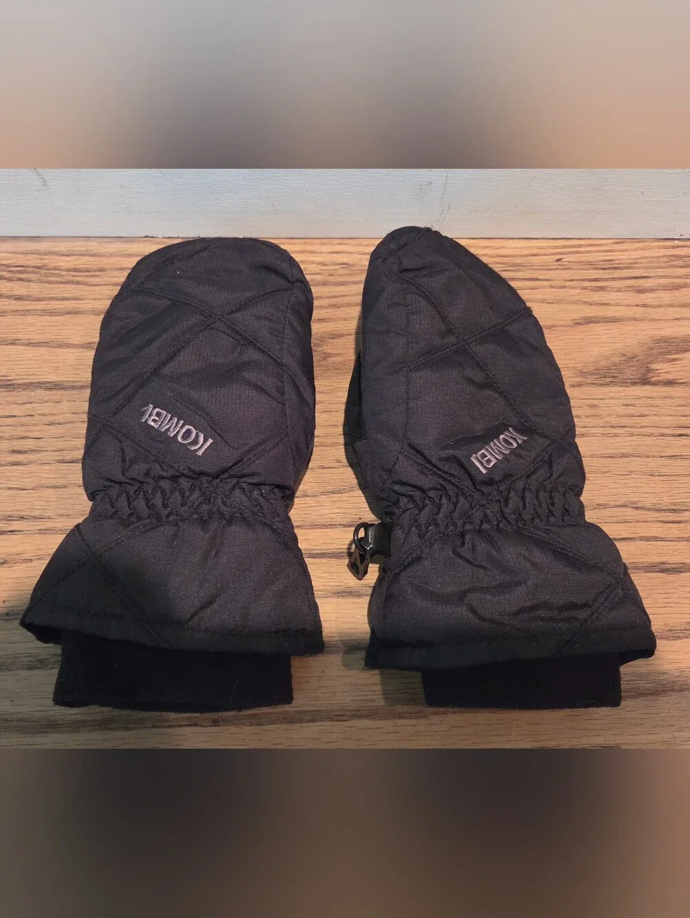 Kombi - Spark - Mittens - Youth - Size: S - Polyester - Black